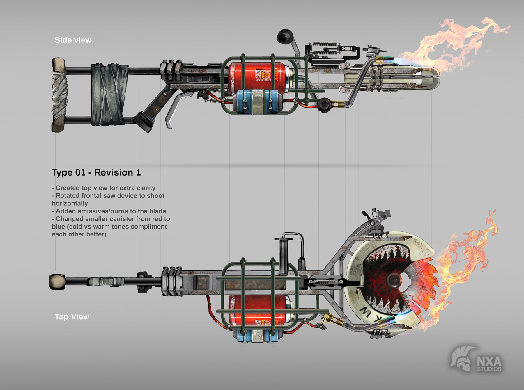 56   Flamesaw Cannon   Revision 1